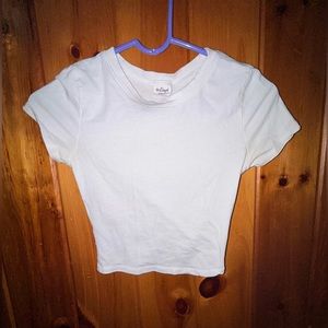 Tilly’s XS white fitted crop top